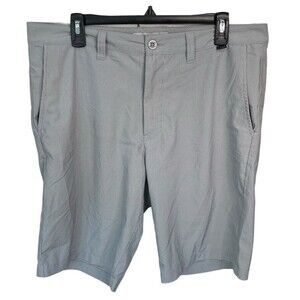 Travis Mathew Striped Men’s Chino Shorts Size‎ 34 Gray Casual Golf